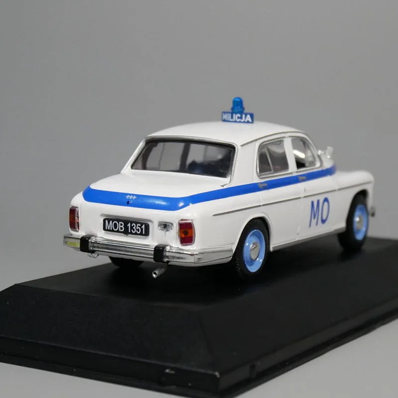 New Diecast 1:43 Warszawa 223 Police Alloy Car Model Adult Classic Collection Static Display Boy Toys