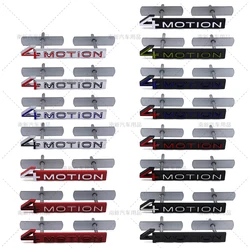3D Metal 4motion Logo Badge 4 Motion Grill Emblem Car Front Hood Stickers Rear Trunk Emblem Car Body Stickers  Auto Accessories