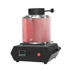 3KG Digital Metal Melting Furnace Portable Gold Melting Furnace Machine Metal Silver Jewelry Casting Tool 220V/110V 1500W 1150℃