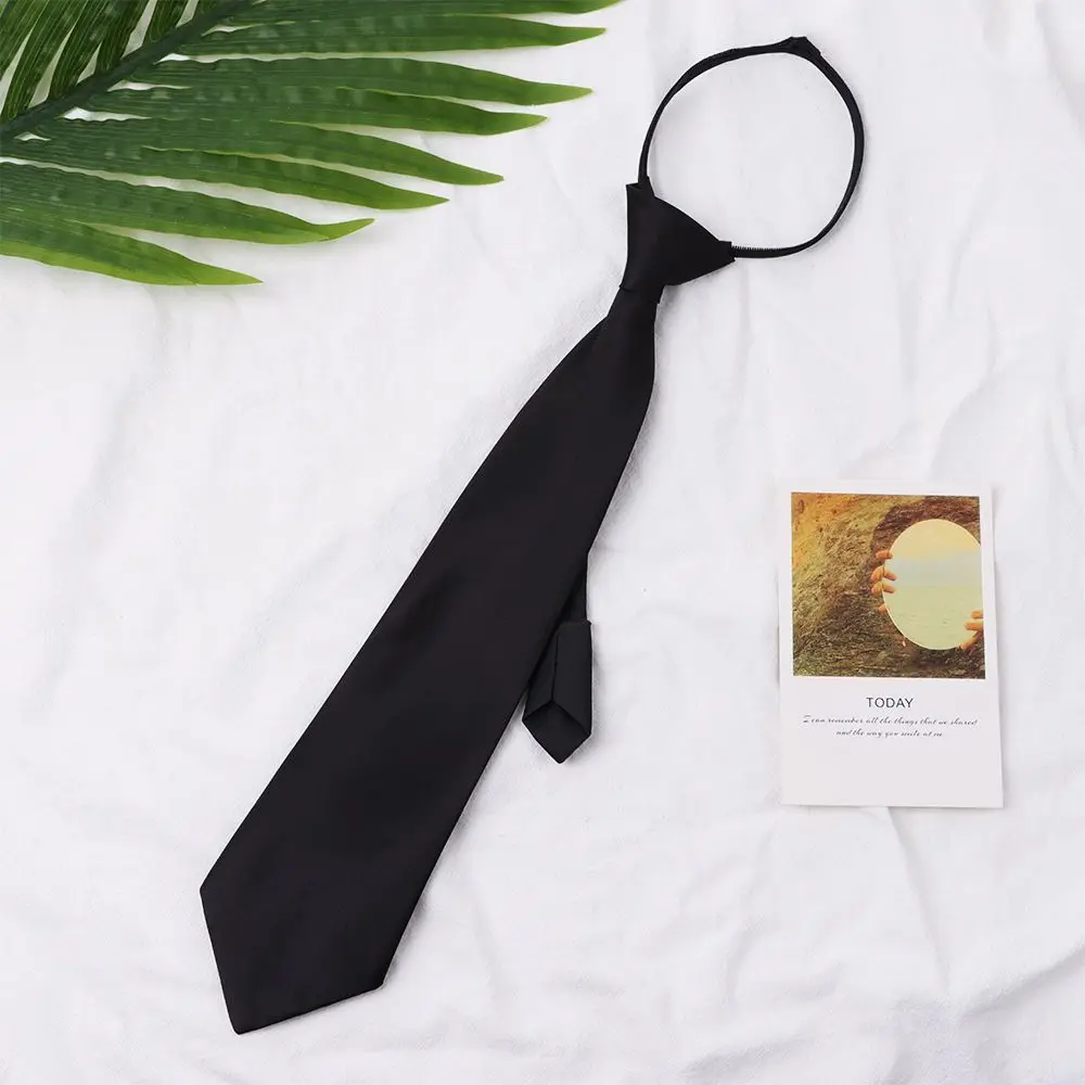 Slim Clothing Accessories Black Narrow Neck Necktie Tie Ties