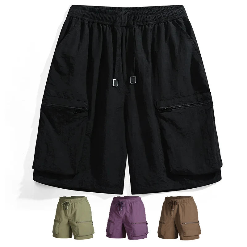 

TRVLWEGO Men's Summer Quick Dry Breathable Shorts Outdoor Sportswear Climbing Hiking Trekking Running Camping Male Trousers