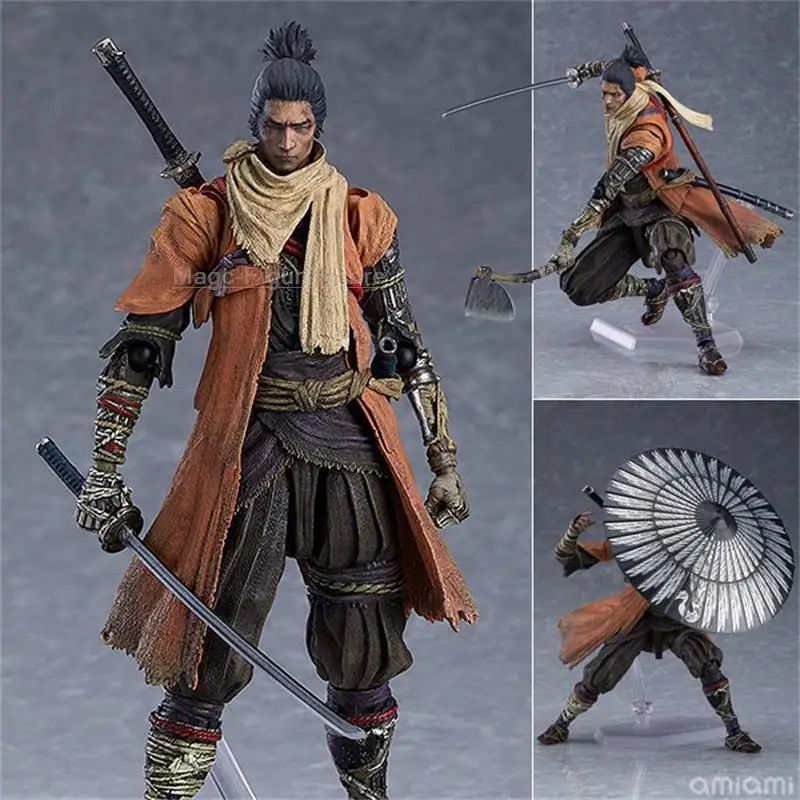 Anime Figma 483-DX Game SEKIRO Figure Shadows Die Twice Action
