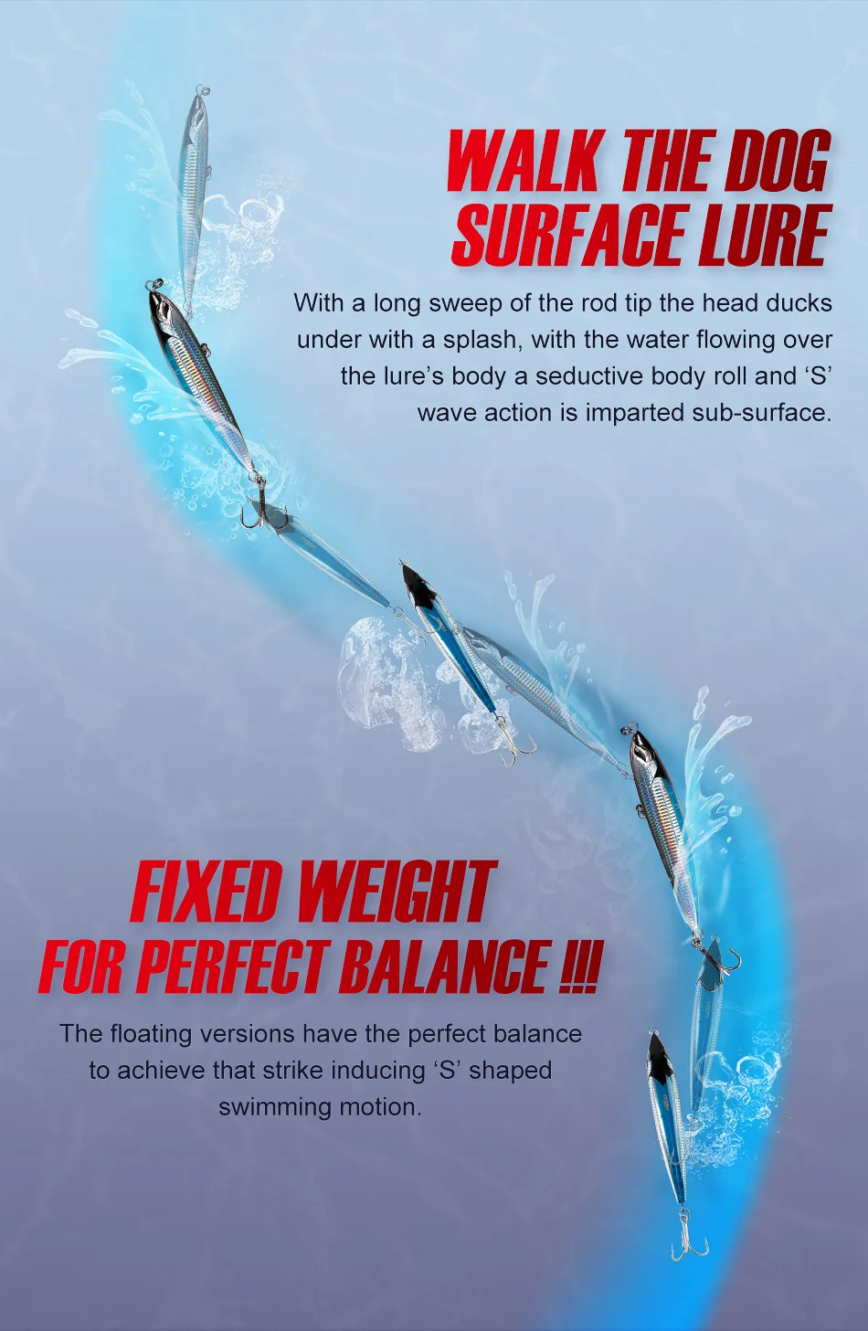Noeby Big Pencil Stickbait 16cm 59g 19cm 86g Angelköder Schwimmender Trolling-Oberflächenköder für GT Meeres- und Bootsangeln – Detail 4