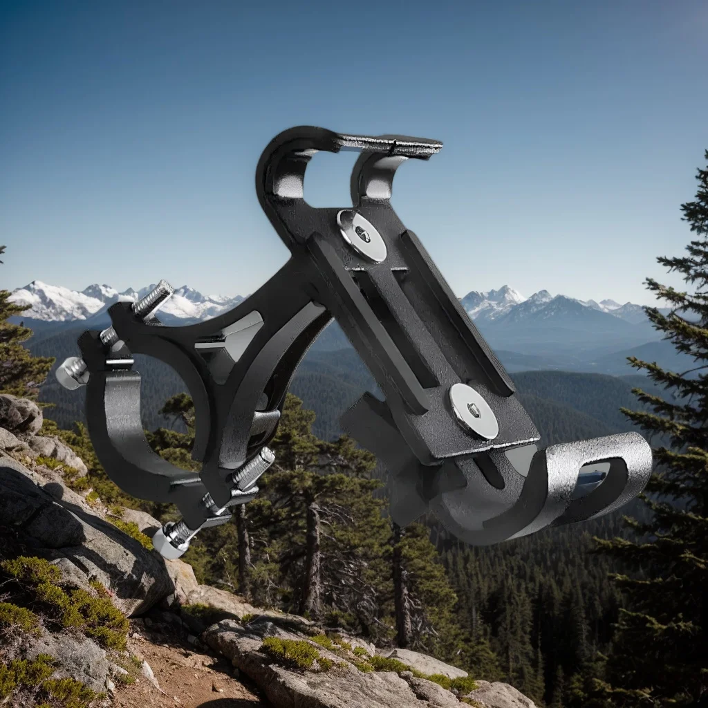 

Прочная подставка на руль из алюминиевого сплава: крепление для телефона на велосипеде и мотоцикле для надежной поддержки мобильного телефона