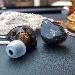 2023 Tangzu WAN ER SG Coperture per il viso stampate Auricolari HIFI Cuffie cablate 10mm Driver dinamico Auricolare in-ear HIFI Cuffie vocali cablate