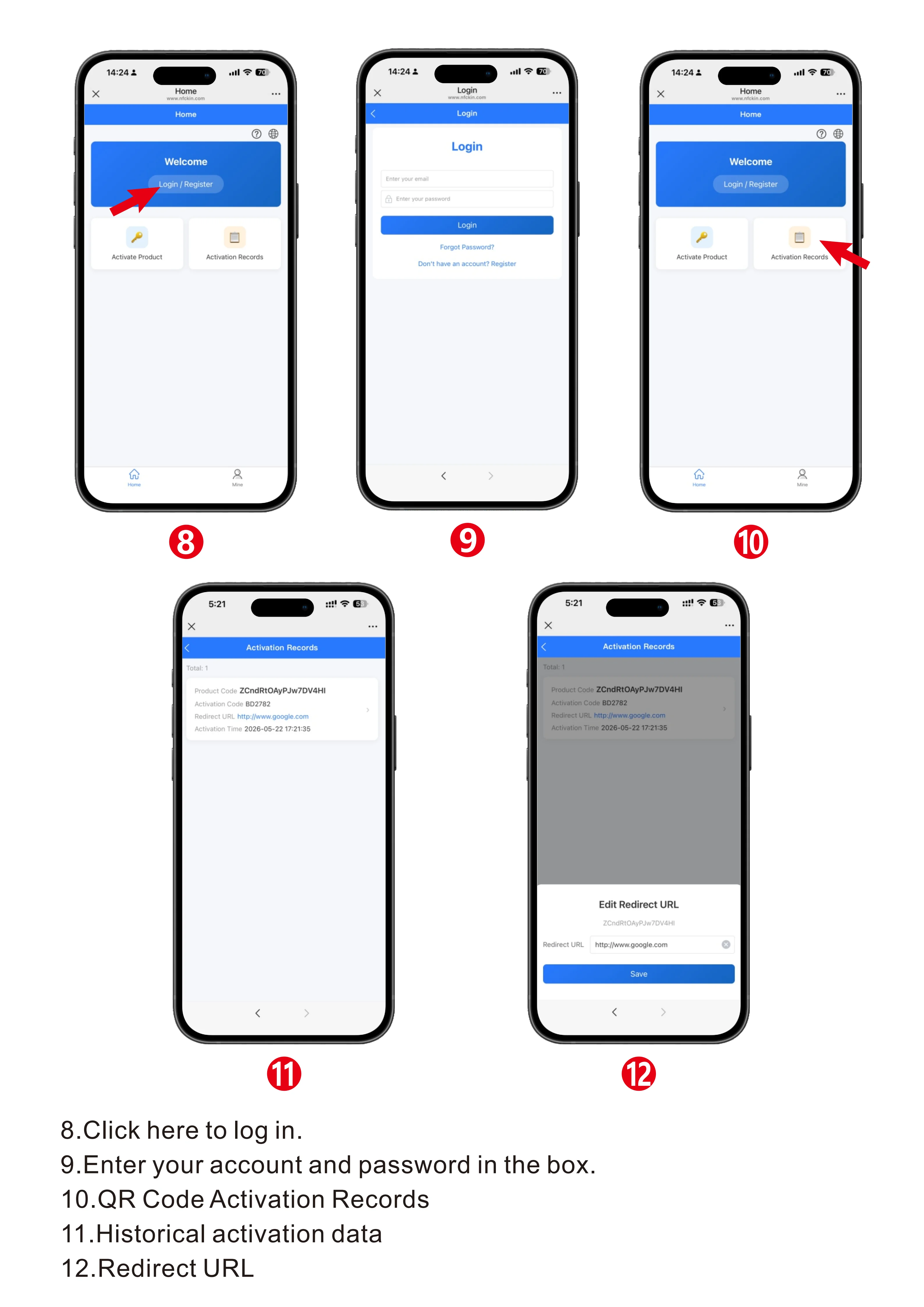NFC 215 Quadratische Programmierbare Google-Bewertungskarten-Station für den Tisch, 13,56 MHz, QR-Code, Editierbare Standkarte für Unternehmen – Detail 3
