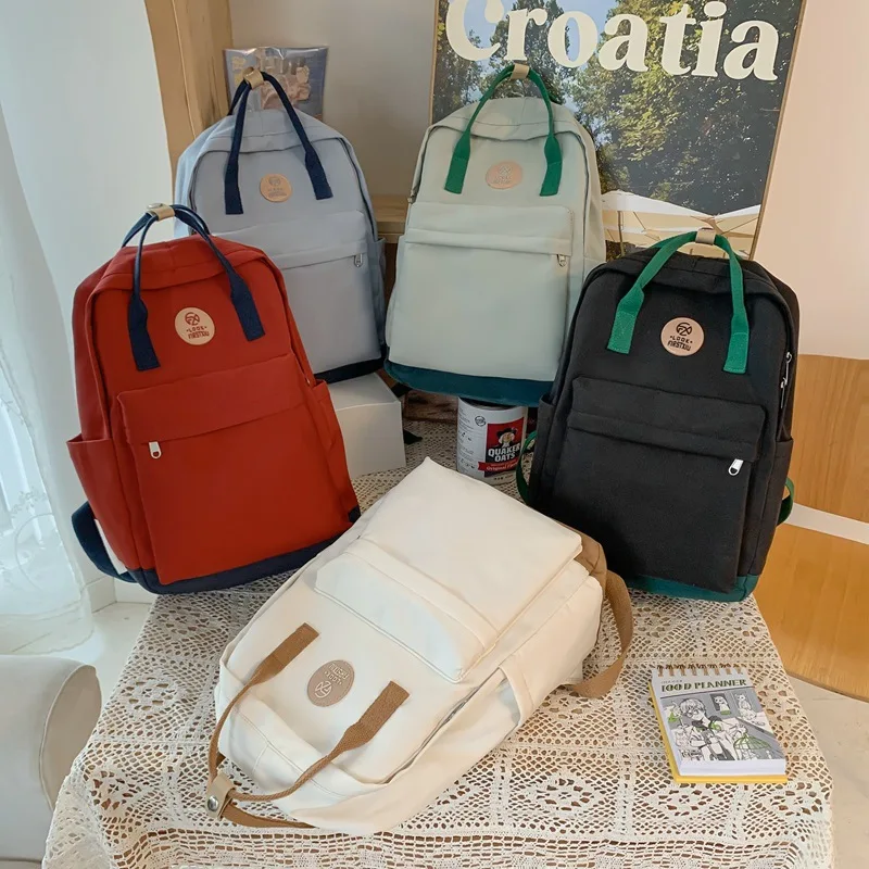 حقيبة ظهر كلاسيكية أصلية للطلاب مقاومة للماء للسفر والكمبيوتر المحمول للرجال حقيبة كمبيوتر عصرية حقيبة مدرسية للفتيات #3