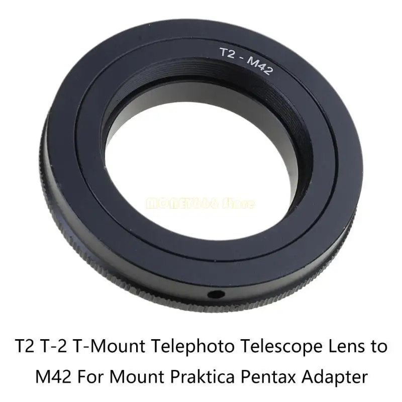 حلقة محول F62C لـ T2 للعدسة Telepto to M42 42mm برغي تثبيت بنتاكس لخاتم محول الكاميرا T2-M42