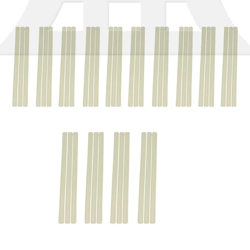 

Yibuy 51 Pieces Soprano Alto Bass Saxophone Glue Sticks 7.4"x0.28" Transparent Color