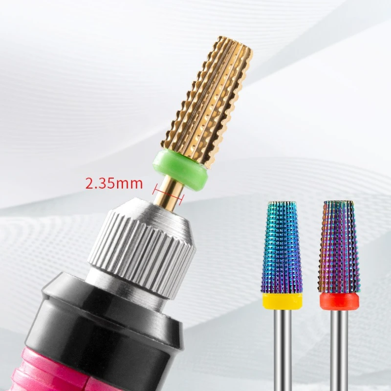 التنغستن الصلب مسمار لقمة ثقب الكهربائية مانيكير الحفر ملحق قواطع المطحنة لملف الأظافر هلام أداة إزالة مسمار الفن المورد