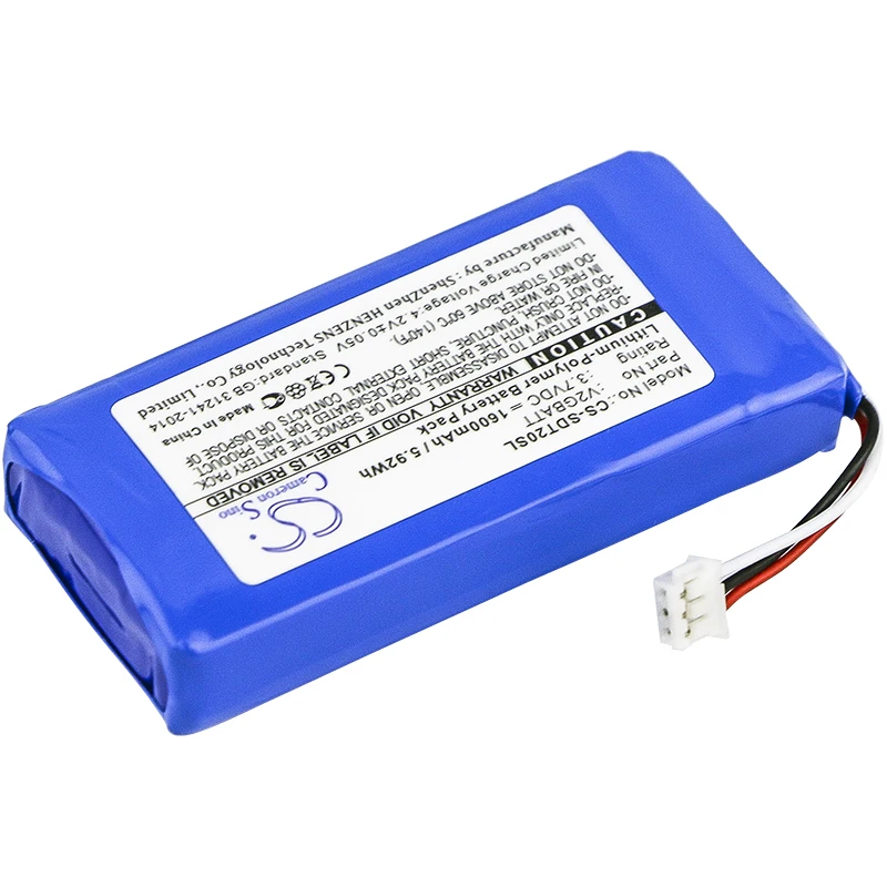 Battery for SportDog TEK 2.0 GPS Collar,TEK-2L,TEK-V2LT PN:V2GBATT (1600mAh) 3.7V