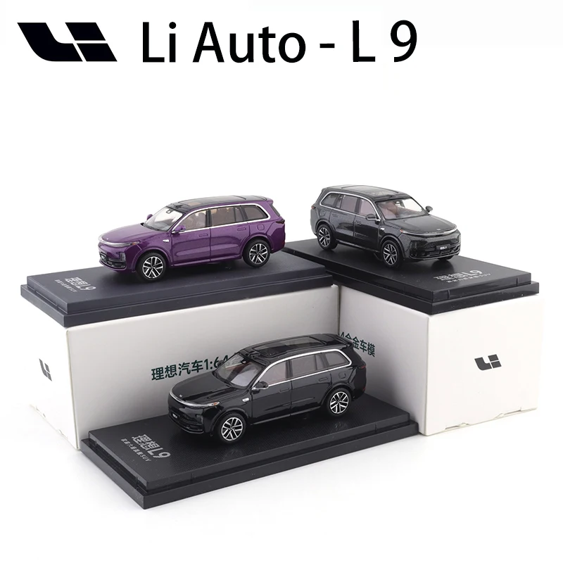 

Li Auto L9 Car Model 1/64 Car Alloy Motor Vehicle Diecast Metal Model Kids Toys for Boys Friends Gifts Collect Ornaments