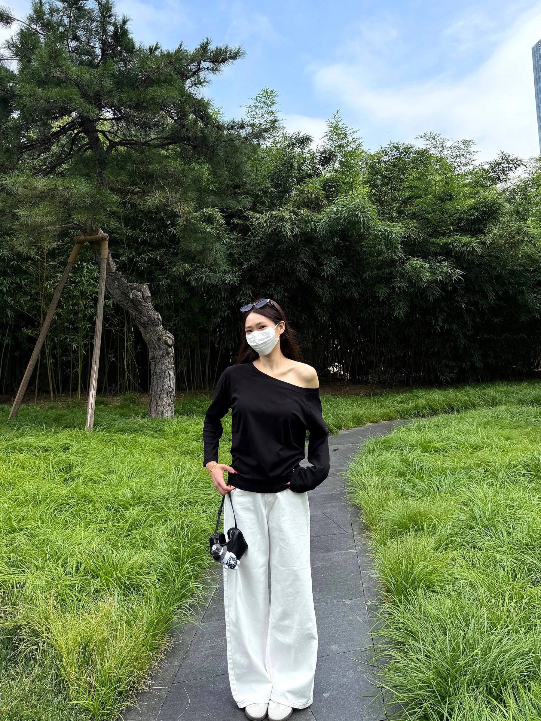 

Cassie Широкие джинсы с высокой талией Женские повседневные свободные белые джинсовые брюки Прямой крой Хлопок с высокой талией Застежка-молния