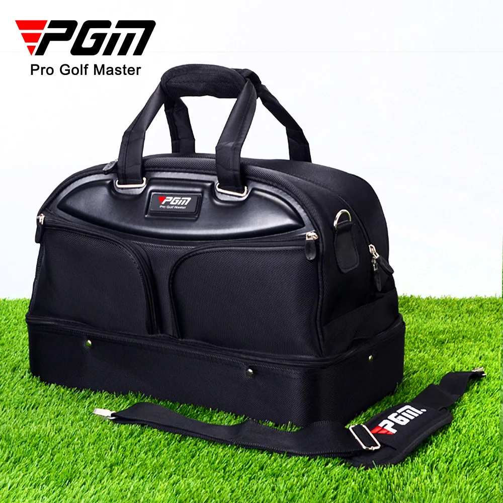

PGM Golf Clothing Bag Men's Portable Ball, Nylon Double Layer Large Capacity Sports Backpack