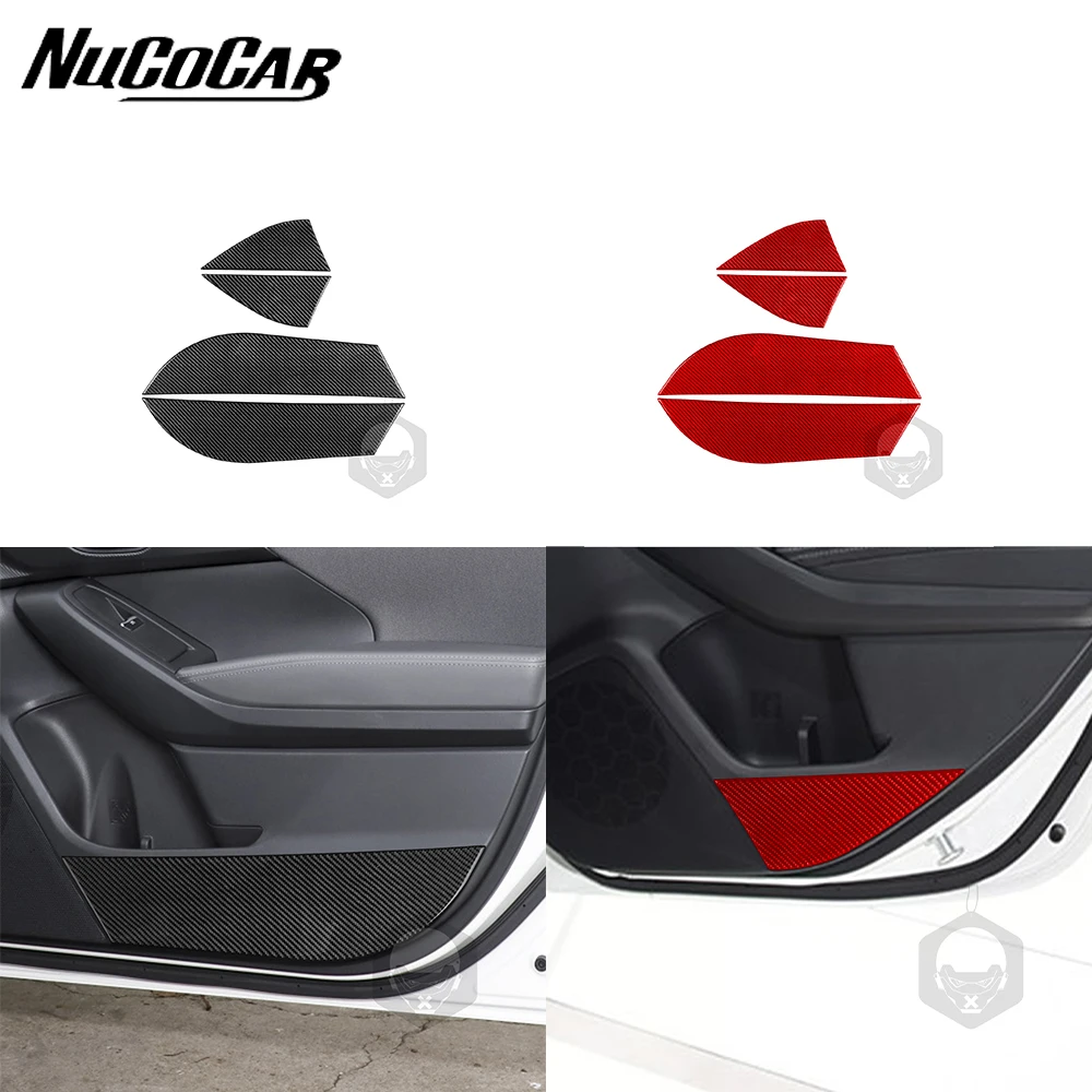 

For Subaru Impreza 2017-2022 Crosstrek 2018-2022 Carbon Fiber Door storage panel Car Interior Accessories Decorative Stickers