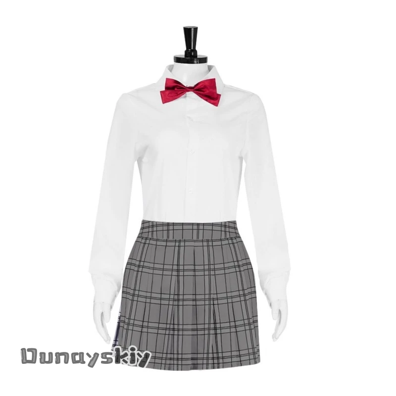 aBDSS*@Bill Gogo Yubari School Uniform Suit Cosplay Costume Anime Gothic Lolita Gothic Cat Hollow Bat Out Halter Neck Dark New view 4