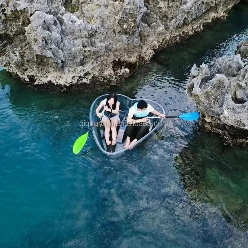 

Scenic Spot Tour Two Rowing Paddles Clear Transparent Boat Kayak