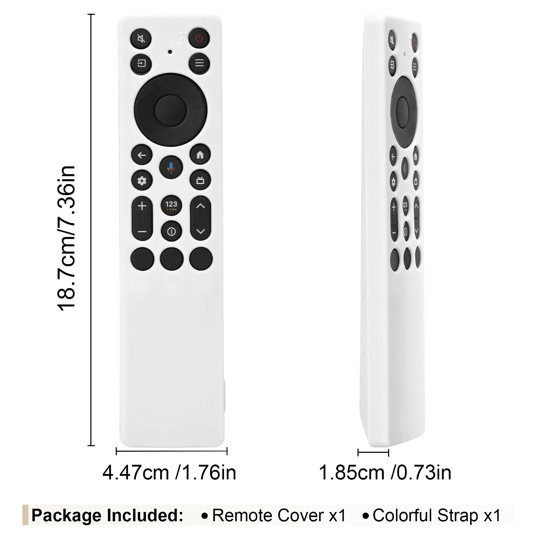 Silicone Case Fit for  TCL RC933A Remote for FMB1 QM8K Smart TV Remote Control Protective Cover Anti-Slip Shockproof Washable