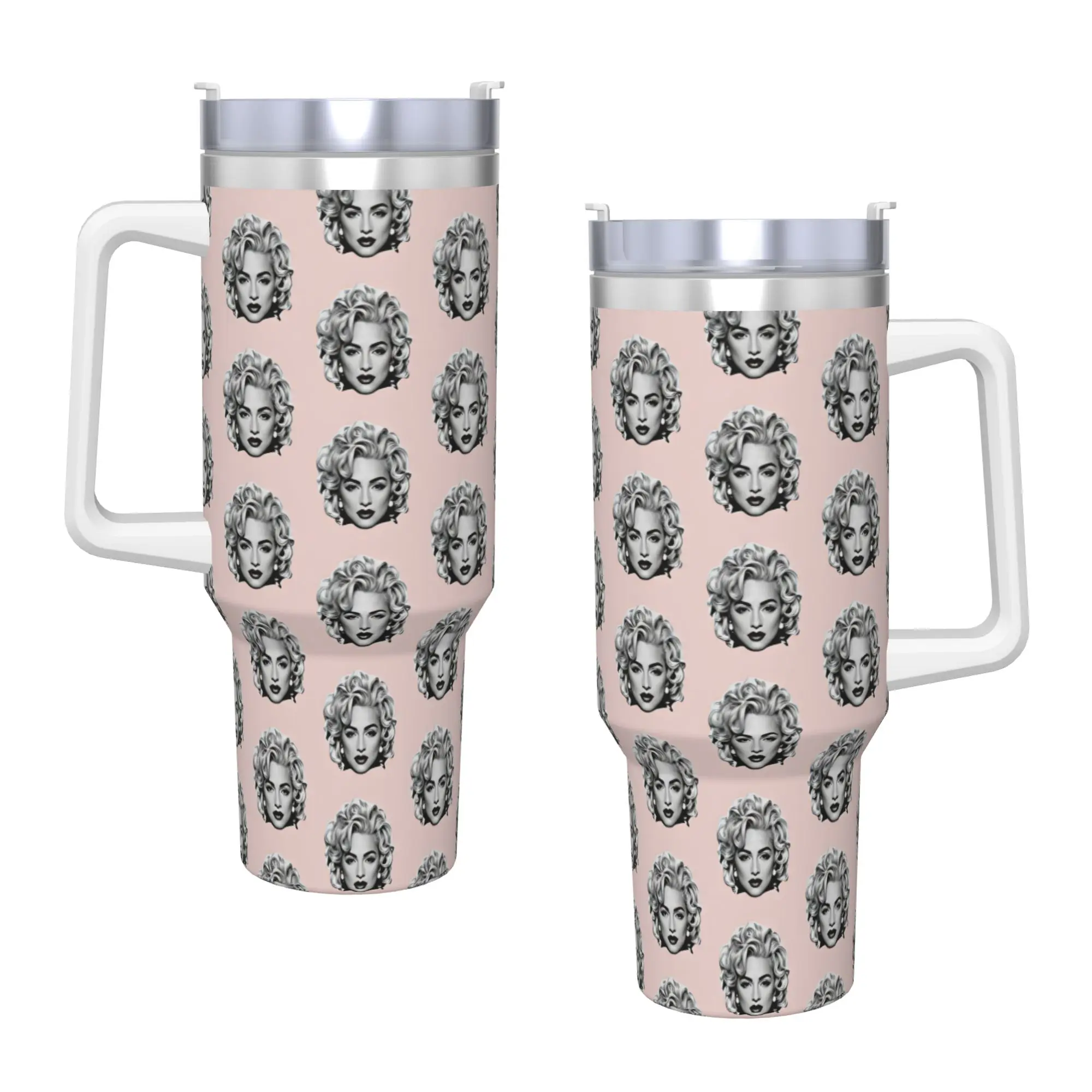 Stainless Steel Tumbler Madonnas Confessions II 2026 Coffee Mug  Portable Cold Drink Mugs Cup Camping Graphic Water Bottle
