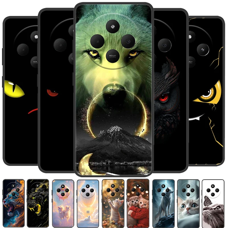 Para Xiaomi Redmi 14C funda de silicona bonito patrón suave TPU cubierta de teléfono para Redmi 14C Fundas cubierta protectora trasera 14 C bolsas de parachoques