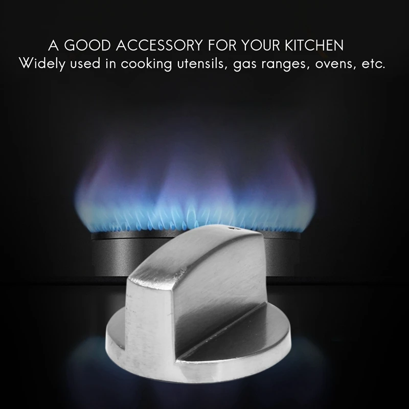 4 pieces knob stove gas cooker knobs metal gas cooker knob gas cooker control metal stove knobs for the kitchen 6mm