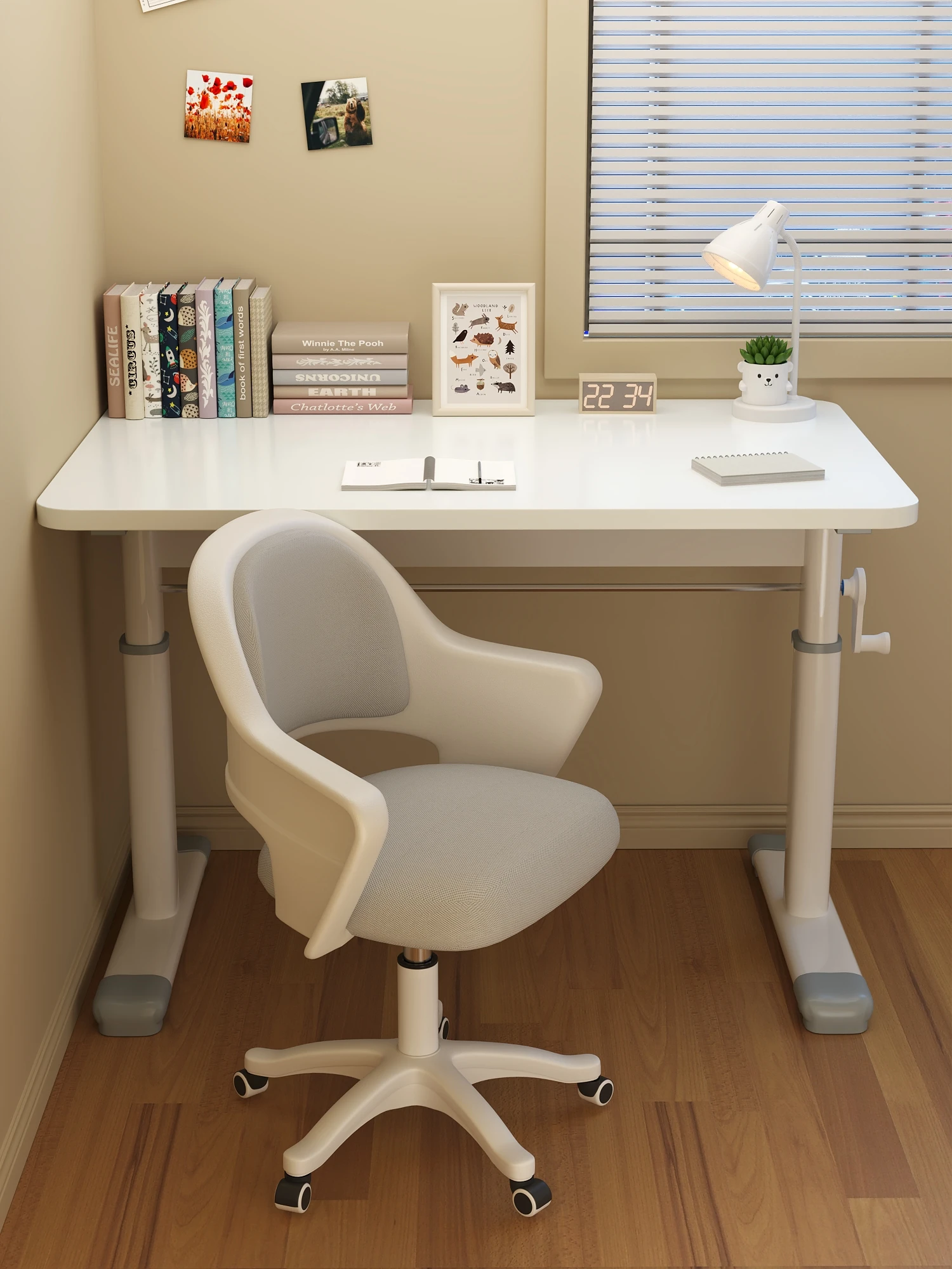 @# Children's Study Table Lift Home Office Desk Correct Sitting Special Office Workstation for Home