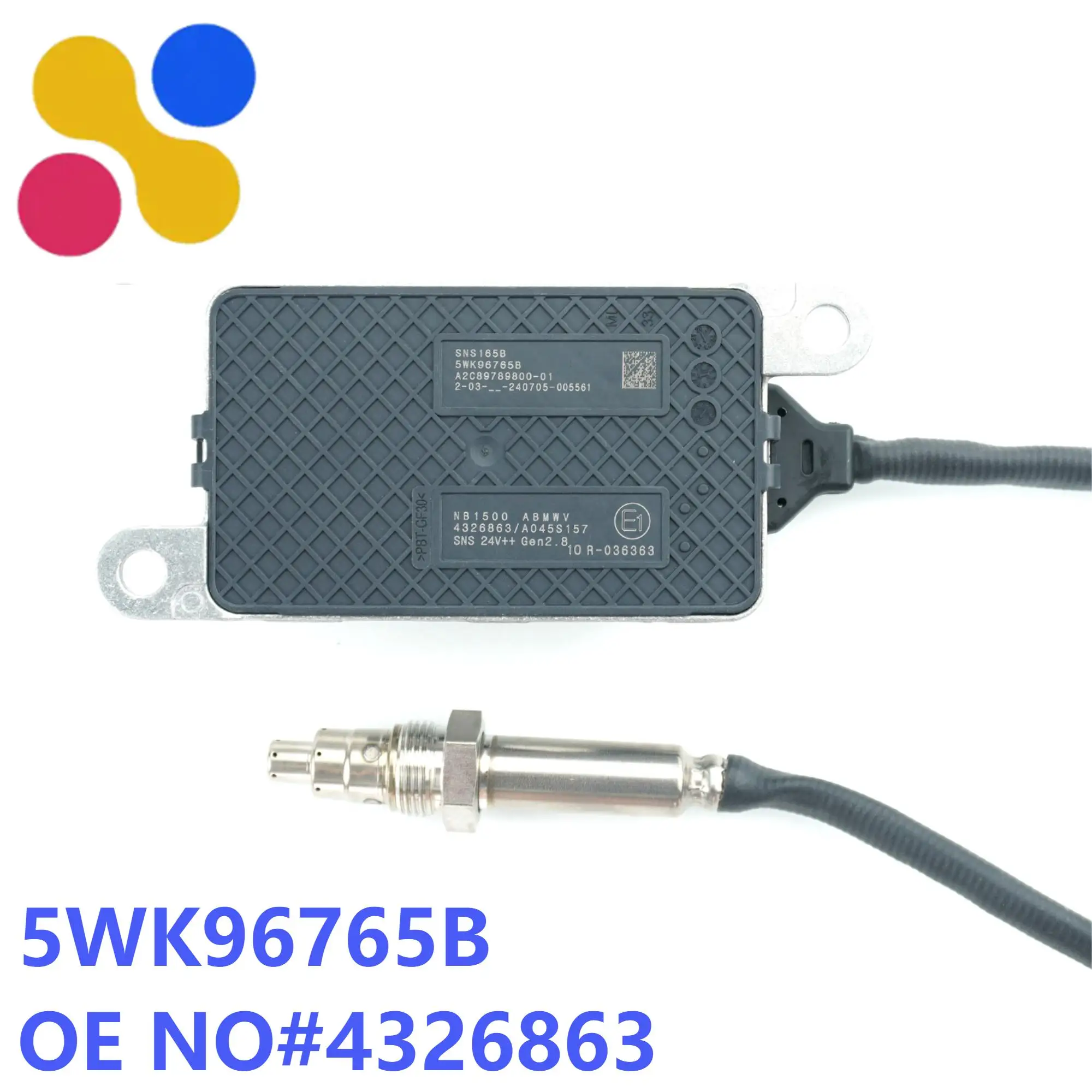 

5WK96765B 4326863 Nox Sensor High Performance Nitrogen Oxide Sensor For CUMMINS 24V Auto Car Spare Parts 5WK9 6765B