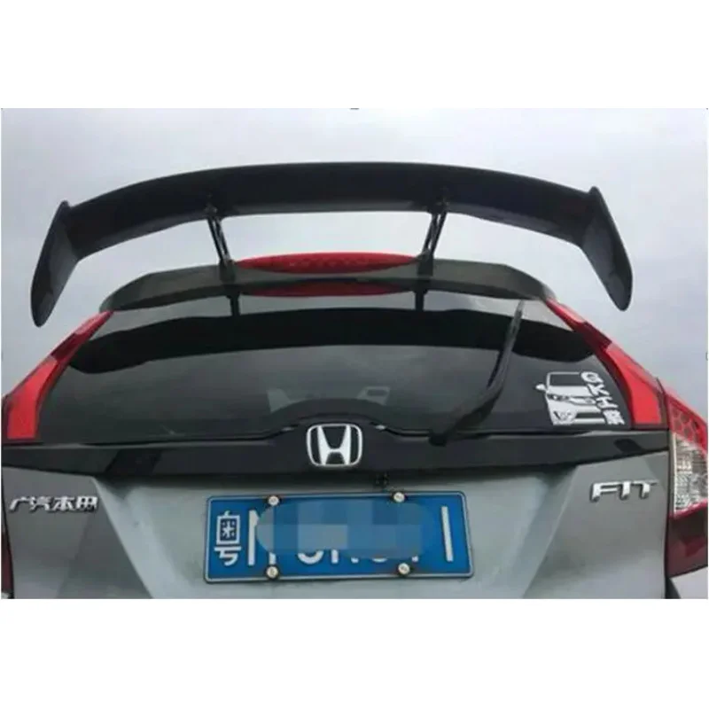 Spoiler For Honda Fit Jazz GK5 2014 2015 2016 2017 2018 2019 2020 Rear Wing Lip Tail Trunk Spoilers Carbon Fiber