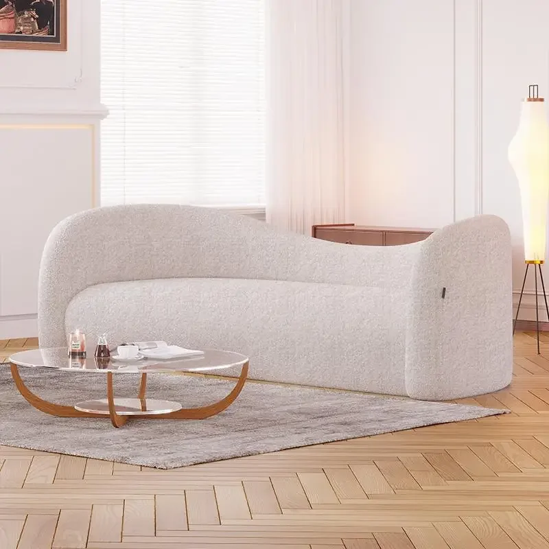 

Relaxing Hallway Living Room Sofas White Velvet Small Designer Sofas Lounge Minimalist Luxury Modern Wood Divano Home Furniture