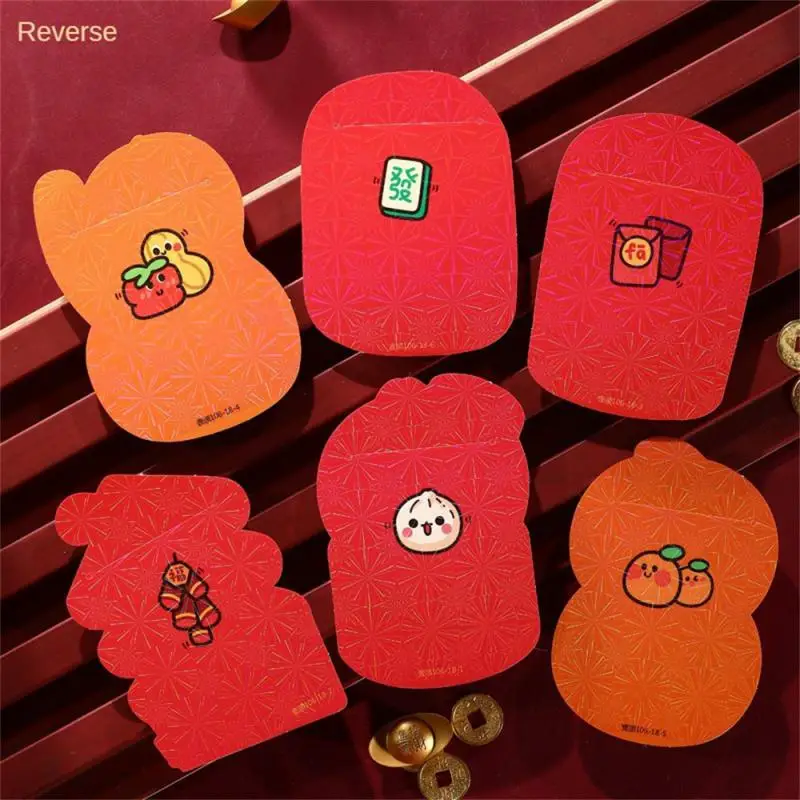 Fashionable Cute Cartoon High-end Lucky Charms Spring Festival Decoration Supplies Eye-catching Creative Red Envelope Innovative