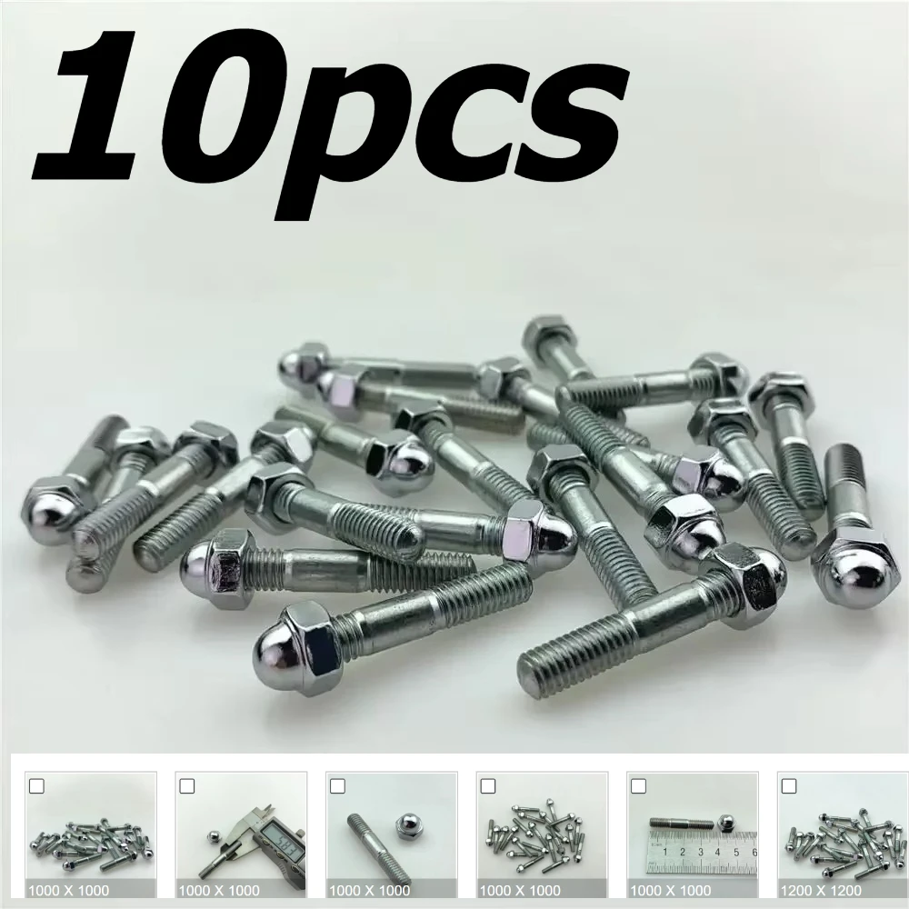 10pcs For GS125 motorcycle accessories engine oil filter cap double head screw hardware tools