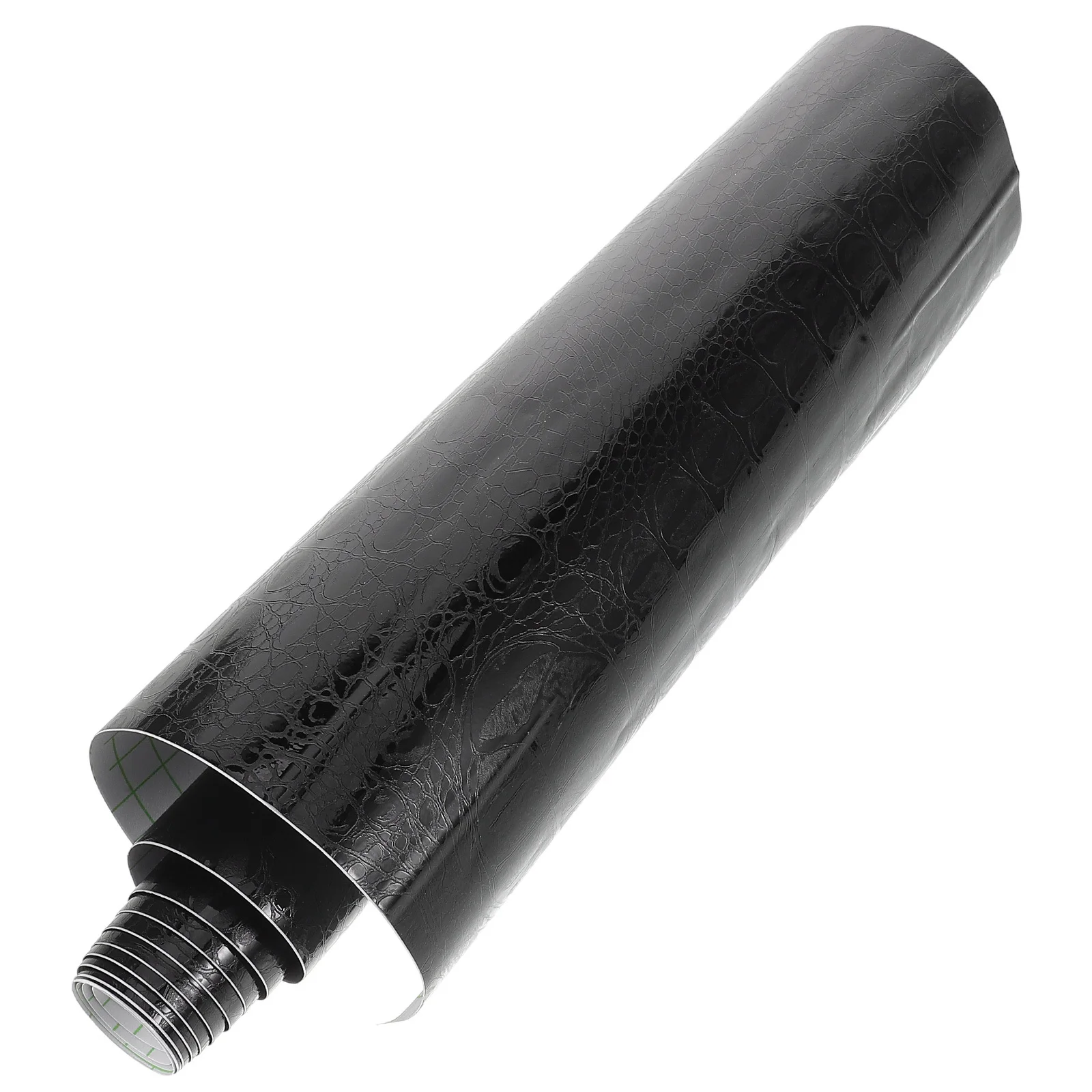 

152Cmx30Cm Crocodile Texture Black Vinyl Wrap Film Self Adhesive Car Interior Dashboard Furniture Repair Durable Automotive
