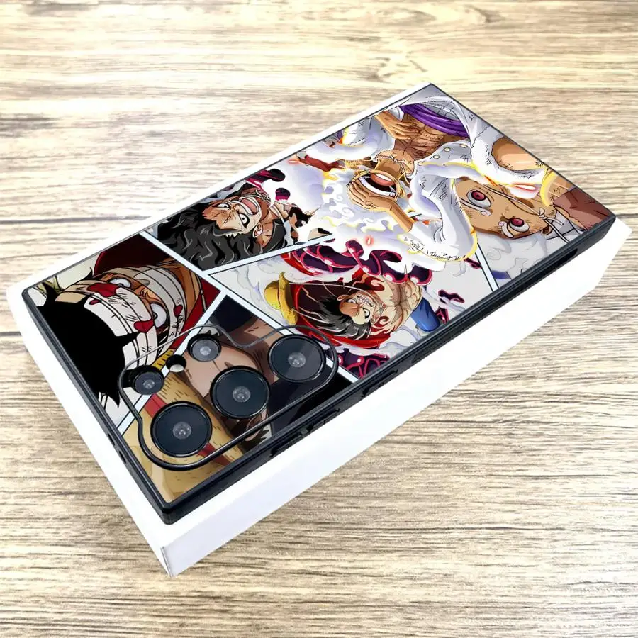 Anime One Pieces Case for Samsung Galaxy Note 8 20 Ultra 9 S8 10 Plus S10 S9 Black Soft Phone Cover