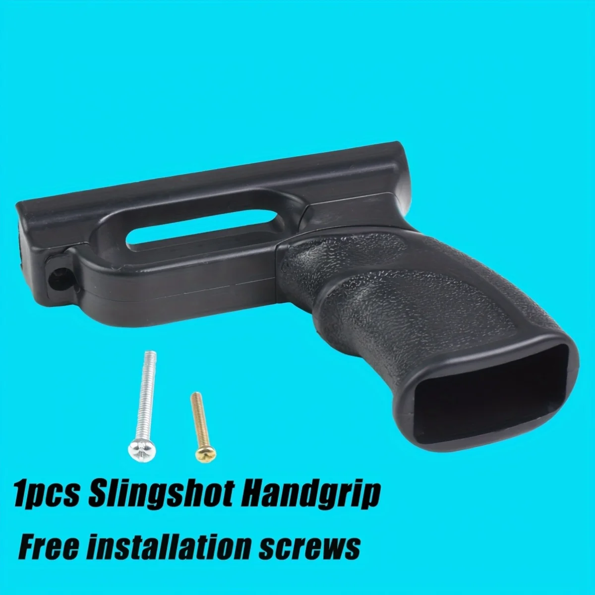 Poignée de fronde en plastique ABS, 1 pièce, avec Surface texturée pour augmenter la Friction, accessoire de bricolage, vis d'installation gratuite