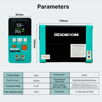 801H 801D electric welder New green portable high power capacitor energy welder 3500A 2500A puls for lithium batter pack welding