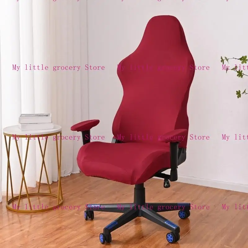 Removable Gaming Chair Cover Stretch Fabric with Armrest Cover for Computer