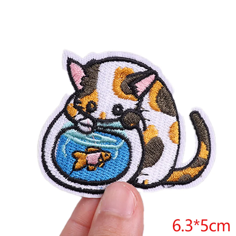 Patches DIY Rainbow Unicorn Embroidery Patch Cartoon/Animal Patch Iron On Patches For Clothing thermoadhesive Patches On Clothes