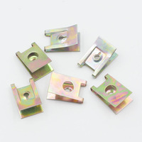 50Pcs Car Body Metal Clip Self Tapping Screw Gasket Fixed Fastener Auto Fenders Door Panel Retainers