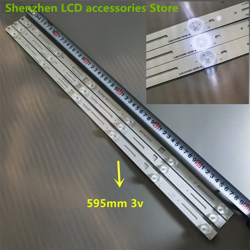 Striscia di retroilluminazione a LED 6 lampada per la nuova TV da 32 "L32F1S 315 df1 L3210 LED-32Q5A-1 LED32HD320 JL.D32061235-057AS-M LED32HD320 32 le12j