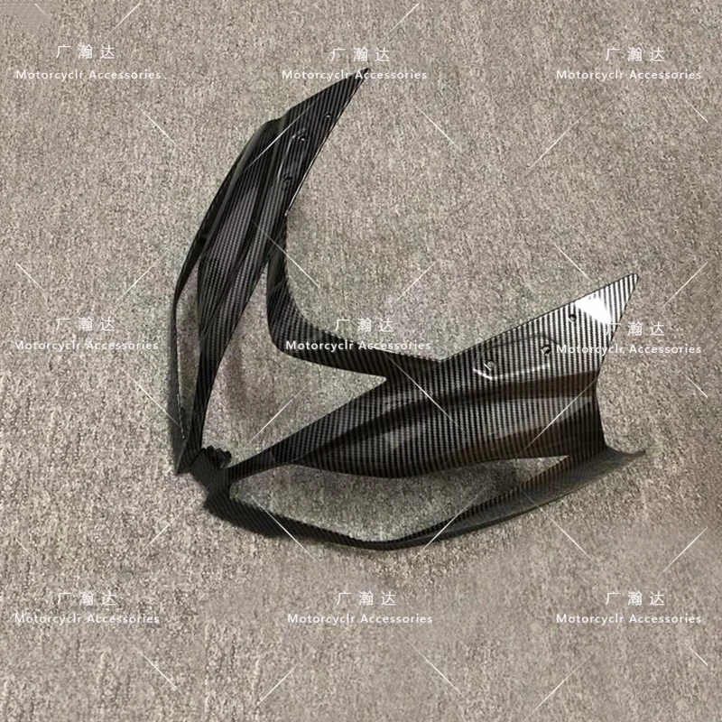 

Motorcycle Carbon Fiber Paint Upper Front Fairing Cowl Nose Fit For Kawasaki Ninja ZX6R ZX363 2013-2018 2017