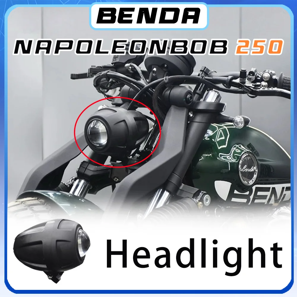 Retro-style high-intensity LED ultra-bright lens BENDA NAPOLEON BOB 250 headlights napoleon bob 250