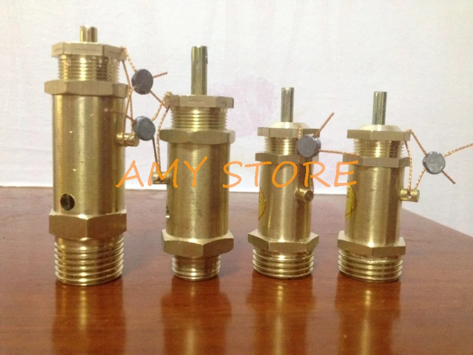 

1Pc 1/4" 3/8" 1/2" 3/4" 1" BSPT Male Threaded Air Pressure Relief Valve for Air Compressor Steam Boiler