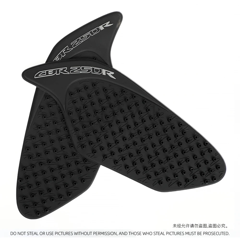 دراجة نارية خزان الوقود وسادة مكافحة زلة حامي ملصقات قبضة الركبة الشارات الجانبية لهوندا CBR250R 2010 2011 2012 2013-2016 CBR 250 R #2