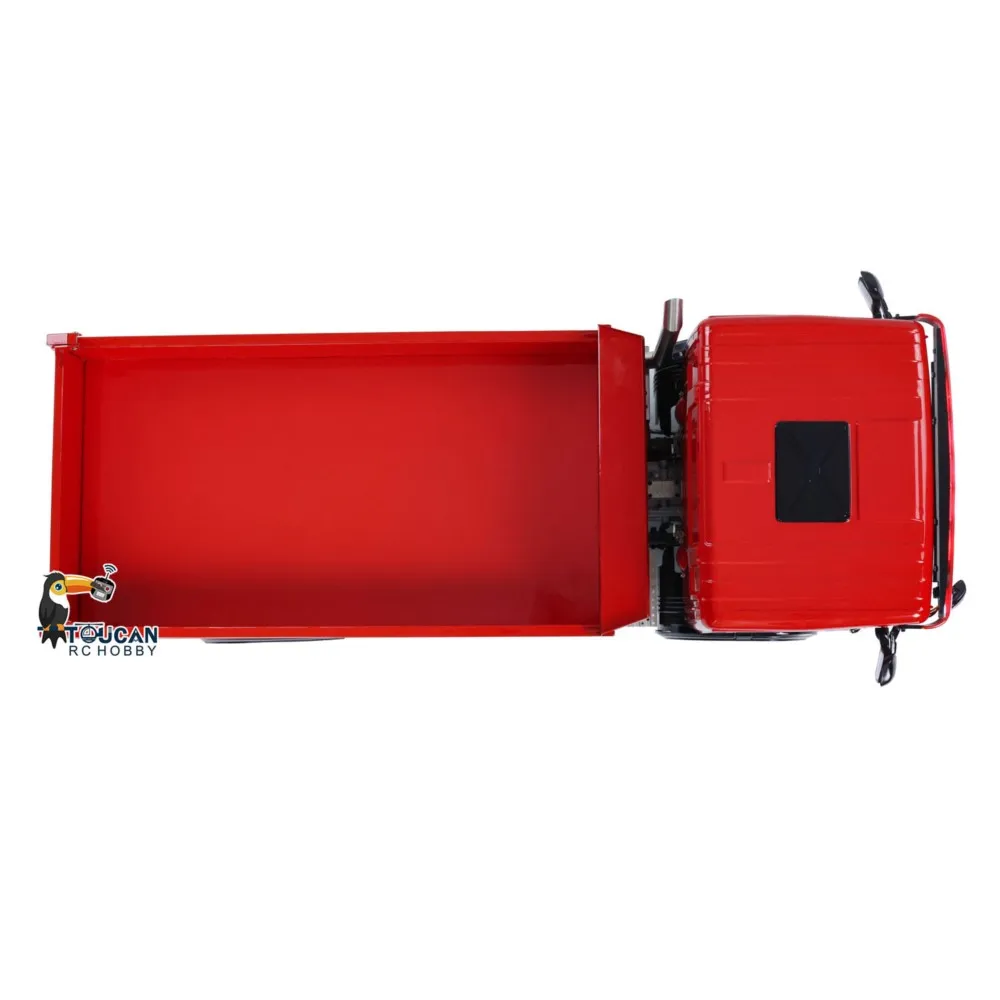 1/14 4x4 RC Hydraulische Dumper Auto Afstandsbediening Dump Truck Metalen Kipper Model