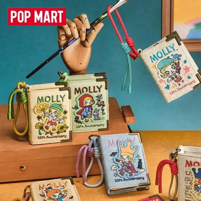 

POPMART MOLLY Scenery Along The Way 20th Anniversary Series Mini Memory Album Bag Blind Box Toys Guess Bag Doll Anime Figure