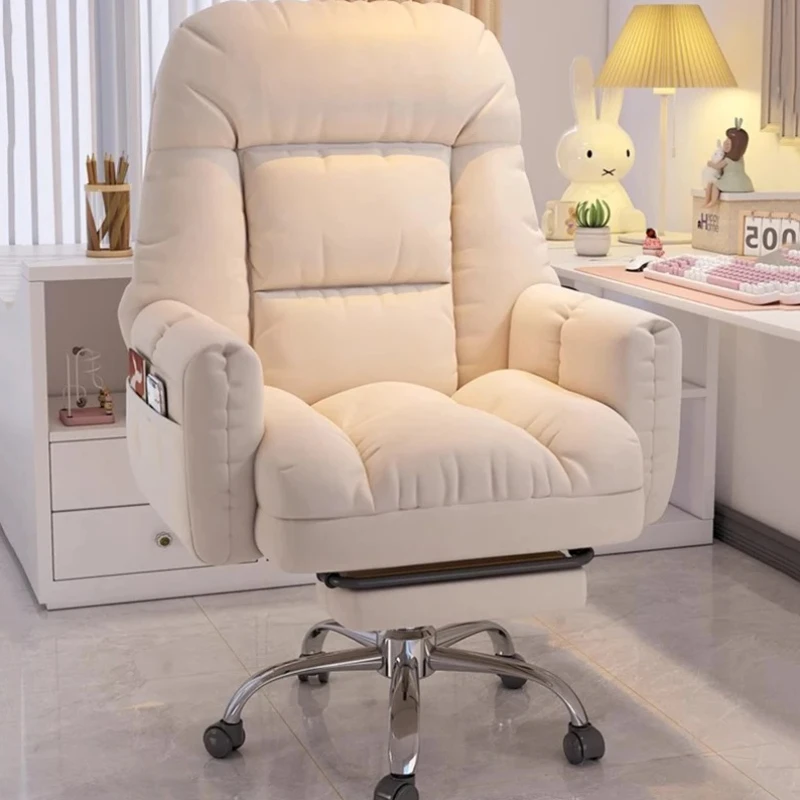 

Kawai Cheap Office Chair Relax Rotating White Room Study Office Chair Comfy Lazy Meditation Cadeiras De Escritorio Furniture
