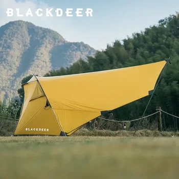 BLACKDEER 초경량 텐트 보트 싱글 야외 방수 캠핑 가족 팽창식 집 하이킹 여행 타프 쉘터, 자외선 차단 해변