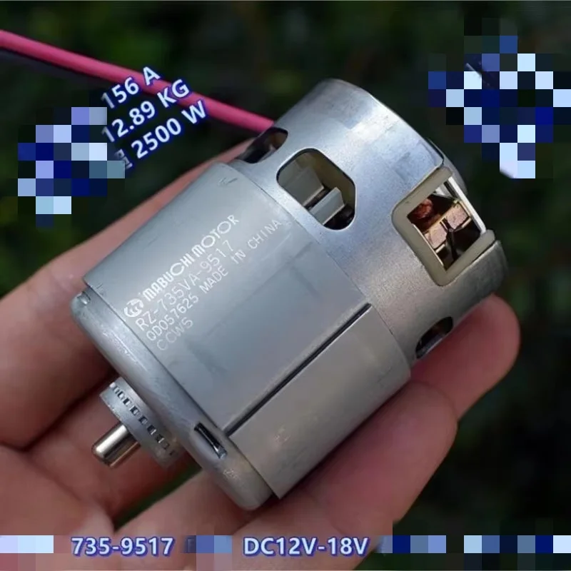 Mabuchi 735VA－9517 Motor DC12V－18V High Speed Violent Power Tool Motor