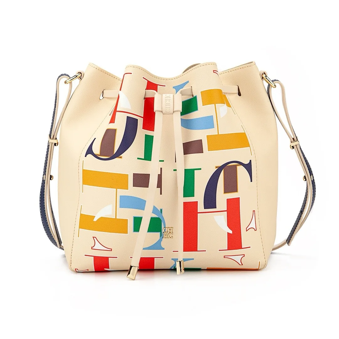 حقيبة دلو برباط للنساء ذات سعة كبيرة، حقيبة كتف عصرية للسيدات