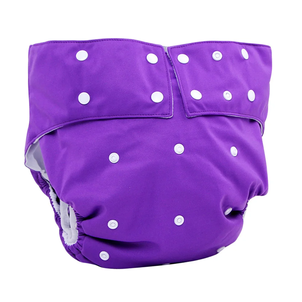 حفاضات قماشية للبالغين كبيرة قابلة لإعادة الاستخدام وقابلة للغسل وقابلة للتعديل ومضادة للتسرب للعناية بعد العملية الجراحية لكبار السن